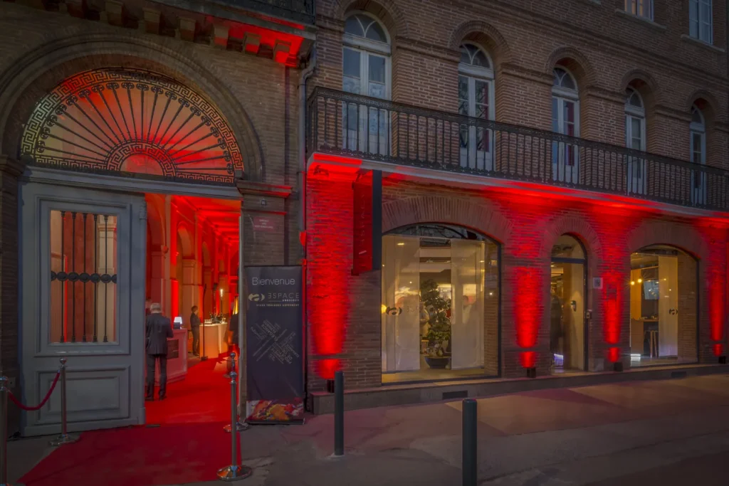 éclairage architectural événementiel à Montauban